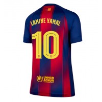 Stroje piłkarskie Barcelona Lamine Yamal #10 Koszulka Podstawowej dla damskie 2025-26 Krótki Rękaw